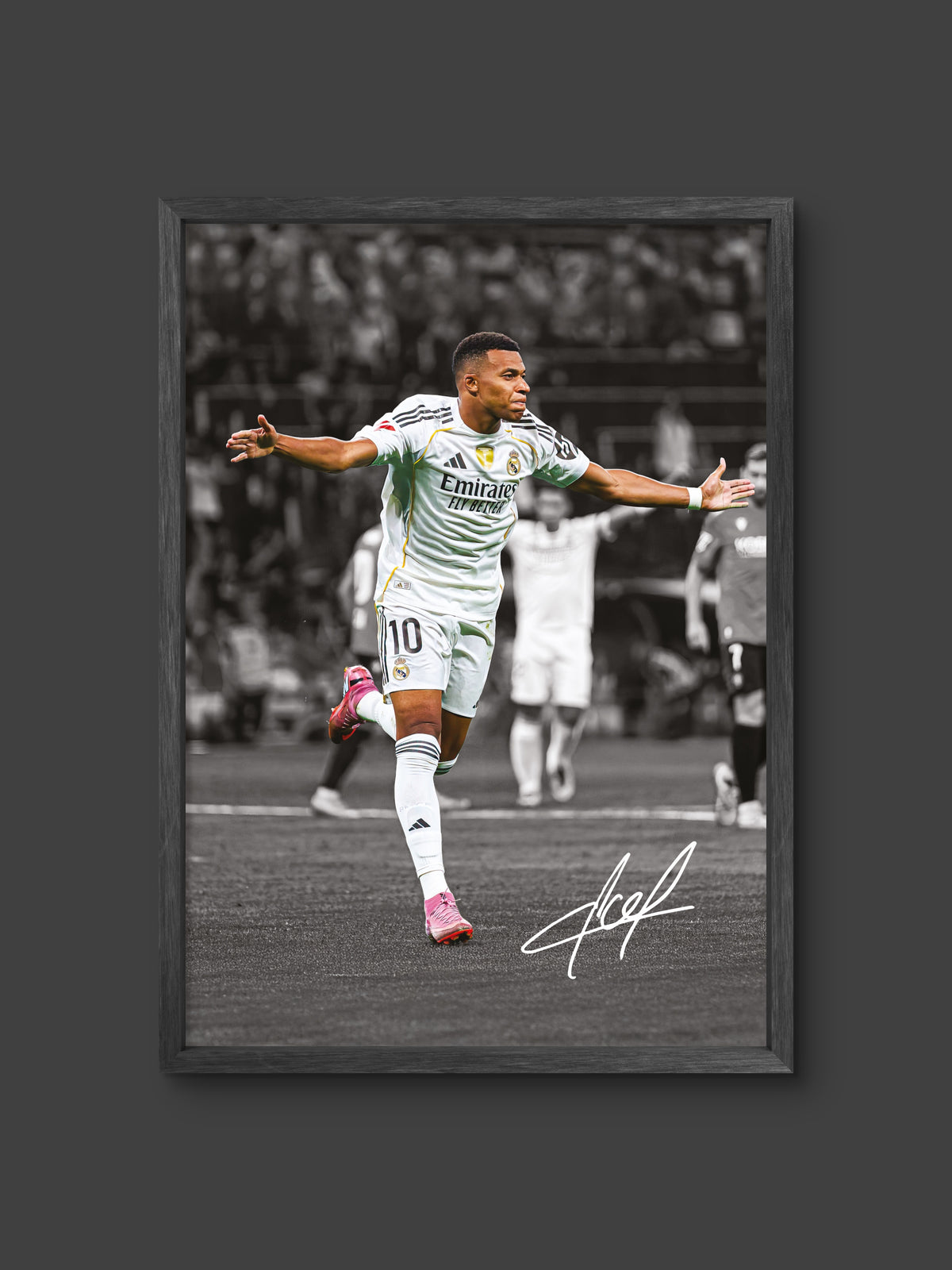 đ MbappĂ© Madrid Celebration Poster â Soccer Wall Art Print (100% off)