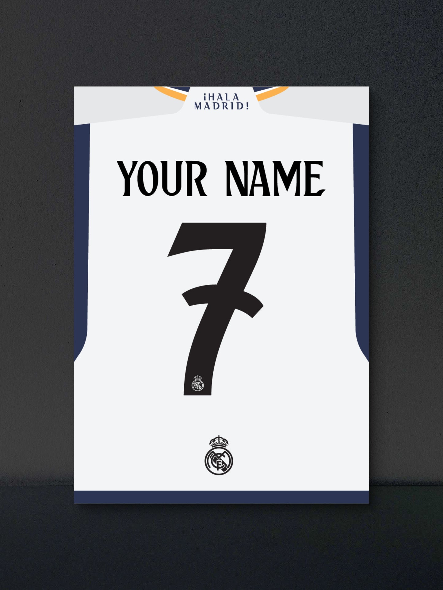 Custom Jersey Poster Real