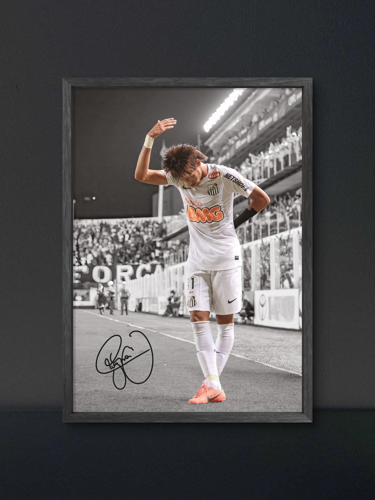 π Neymar Santos FC Jersey Poster β Soccer Wall Art Print (100% off)