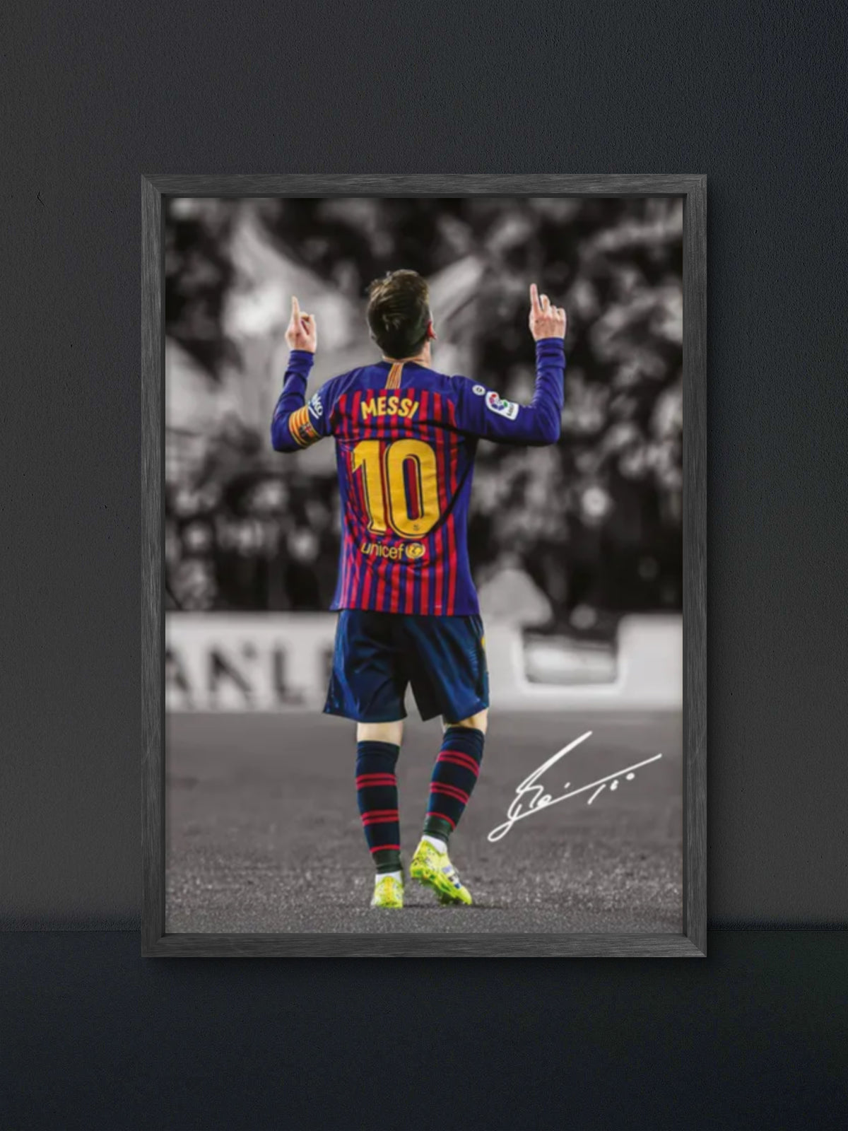 π Messi Barca Number 10 Back Poster β Soccer Wall Art Print (100% off)