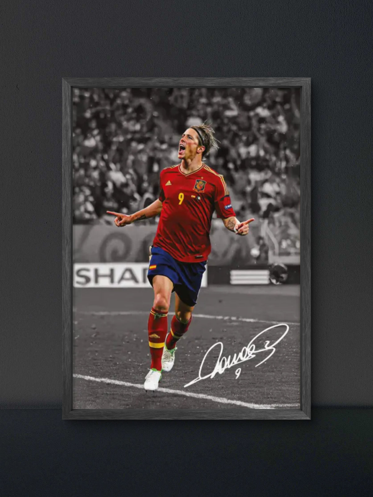 π Fernando Torres Spain Sprint Poster β Soccer Wall Art Print (100% off)