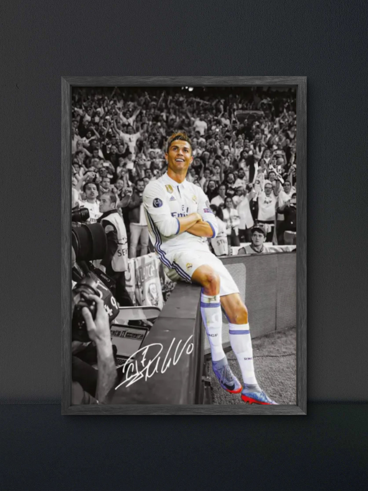 π Ronaldo CR7 Madrid Standing Pose Poster β Soccer Wall Art Print (100% off)