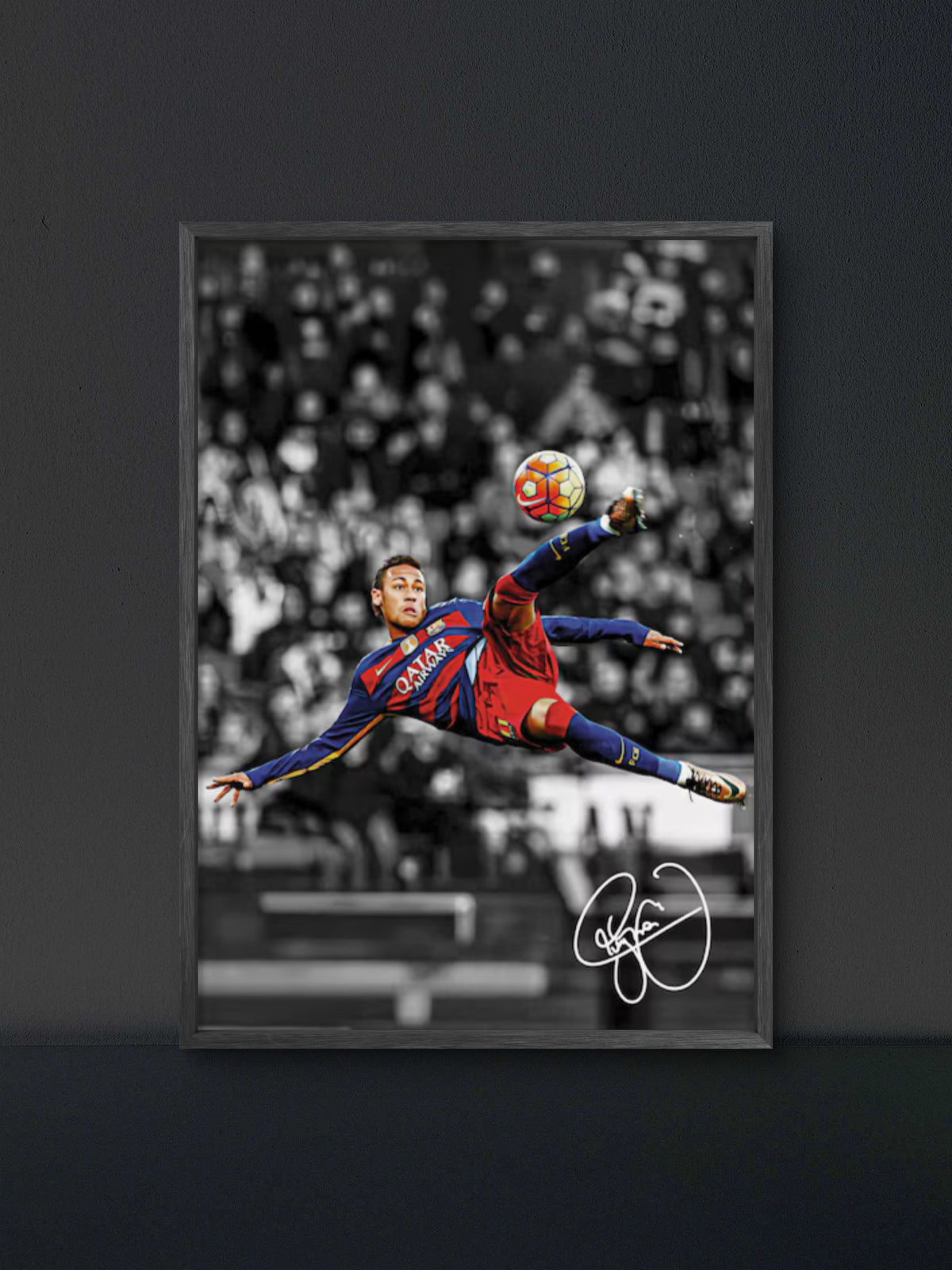 π Neymar Bicycle Kick Poster β Soccer Wall Art Print (100% off)