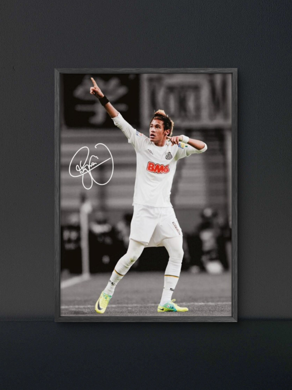 π Neymar Santos Celebration Poster β Soccer Wall Art Print (100% off)