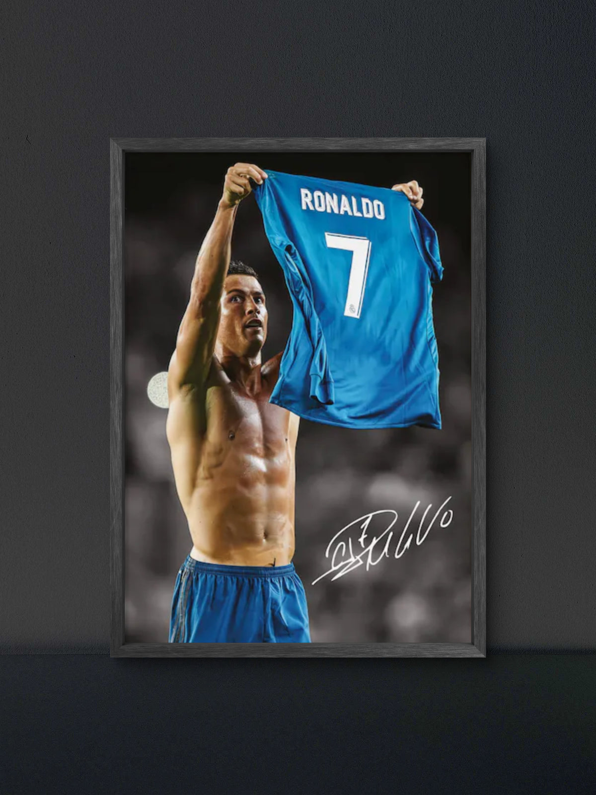 π Ronaldo CR7 Shirt Number 7 Poster β Soccer Wall Art Print (100% off)