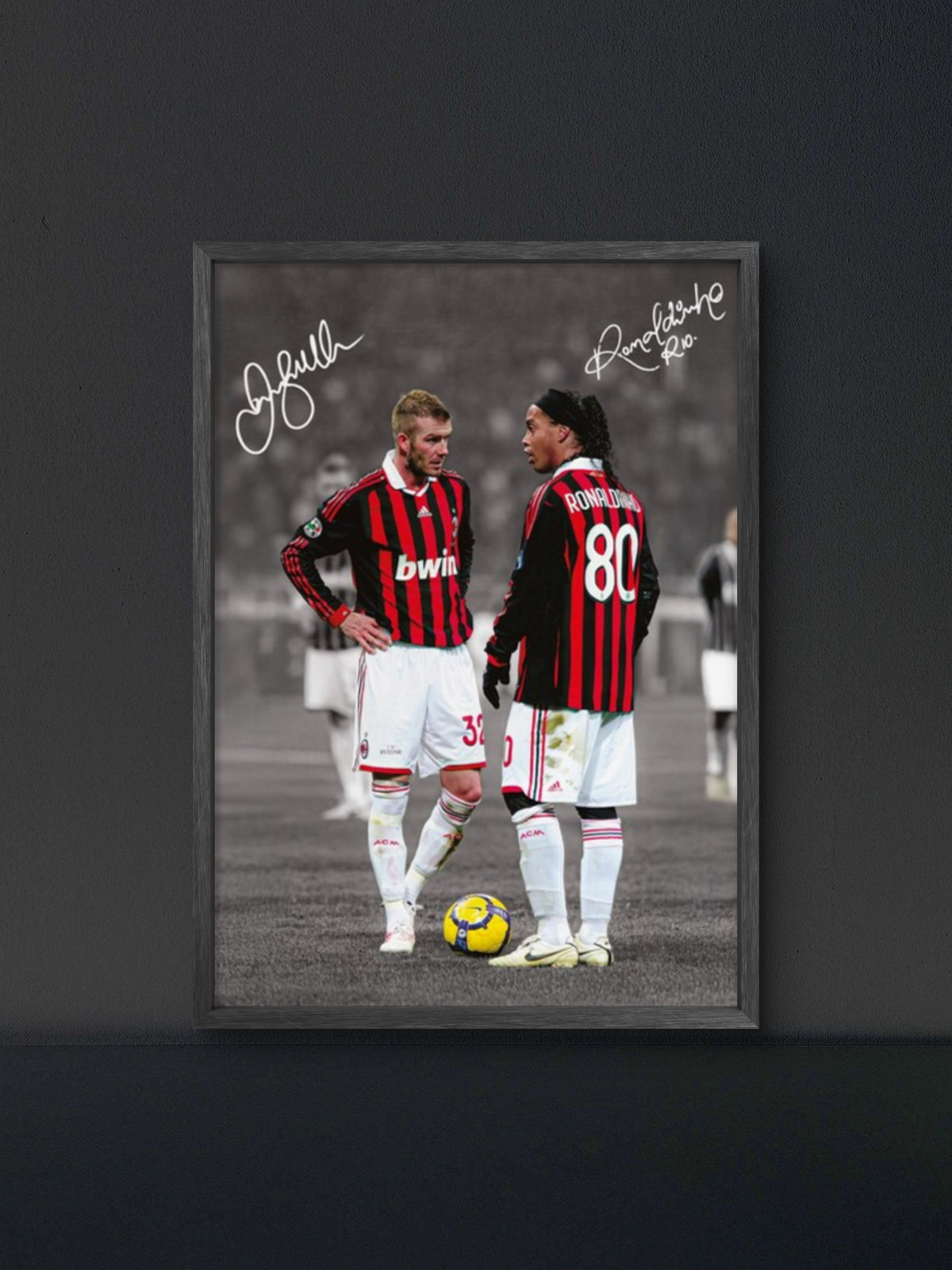 ๐ Ronaldinho & David Beckham Poster (100% off)