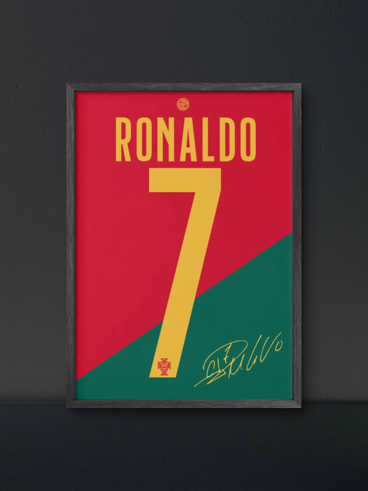 ๐ Ronaldo Jersey Poster (100% off)