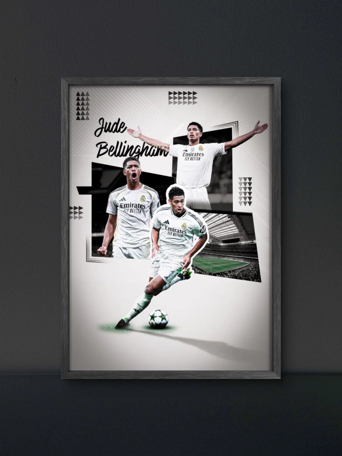 π Bellingham Madrid Collage Graphic Poster β Soccer Wall Art Print (100% off)