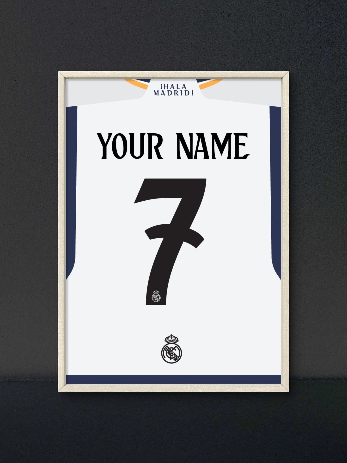 Custom Jersey Poster Real