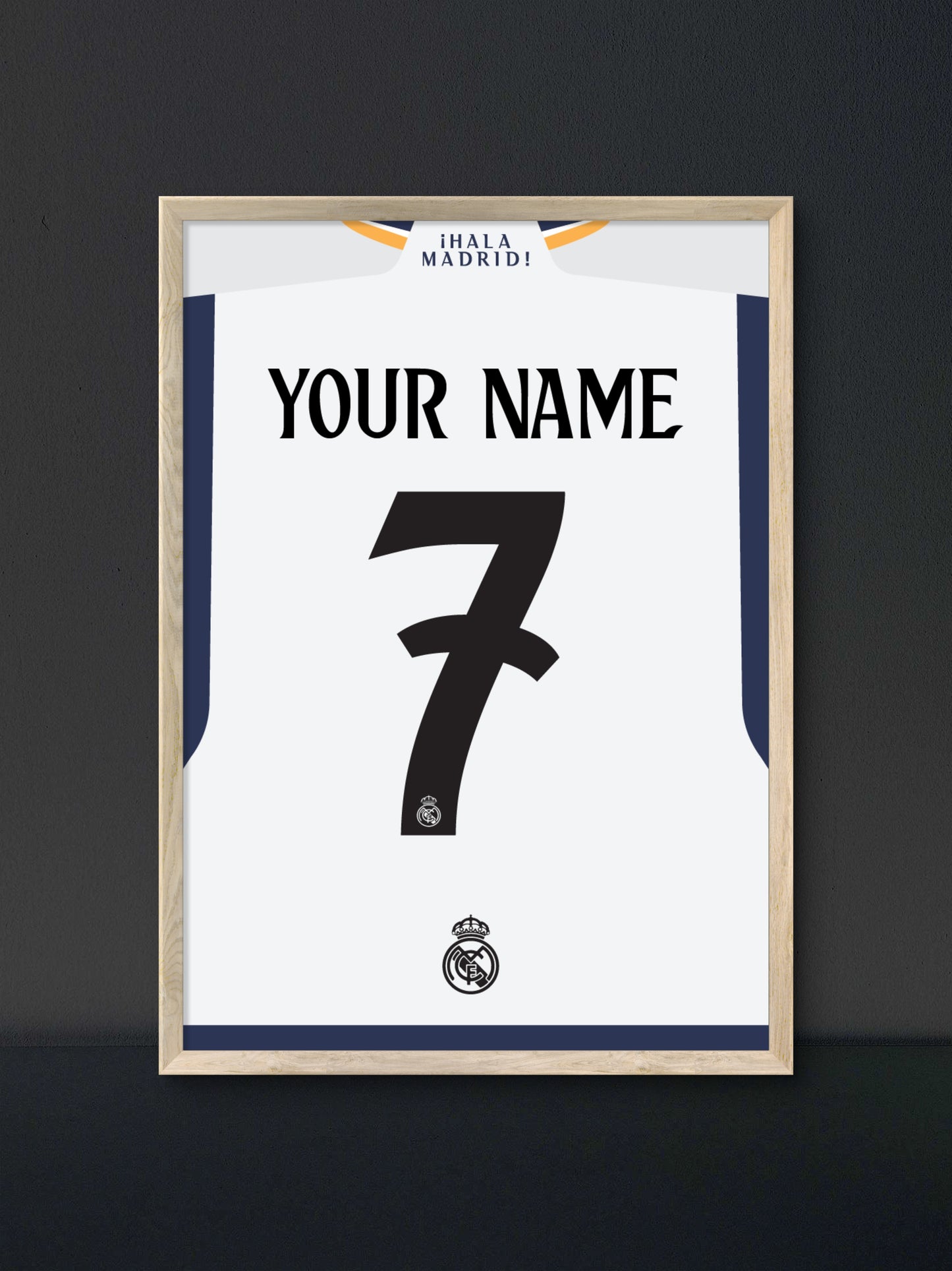 Custom Jersey Poster Real