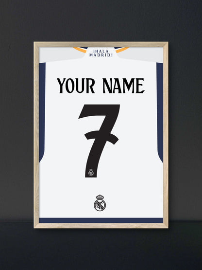Custom Jersey Poster Real