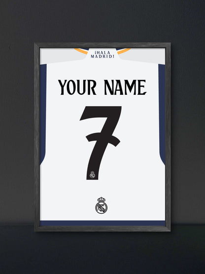 Custom Jersey Poster Real