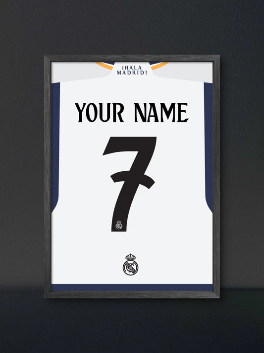 Custom Jersey Poster Real