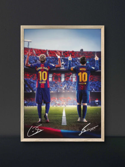 Messi & Lamine Poster
