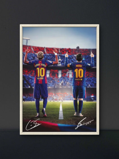 Messi & Lamine Poster
