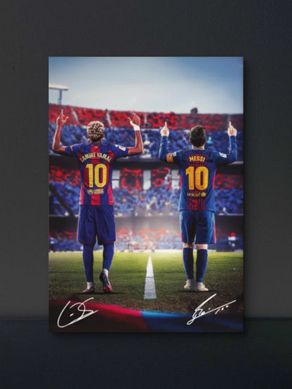Messi & Lamine Poster
