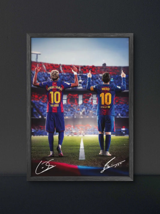 🎁 Messi & Lamine Poster (100% off)