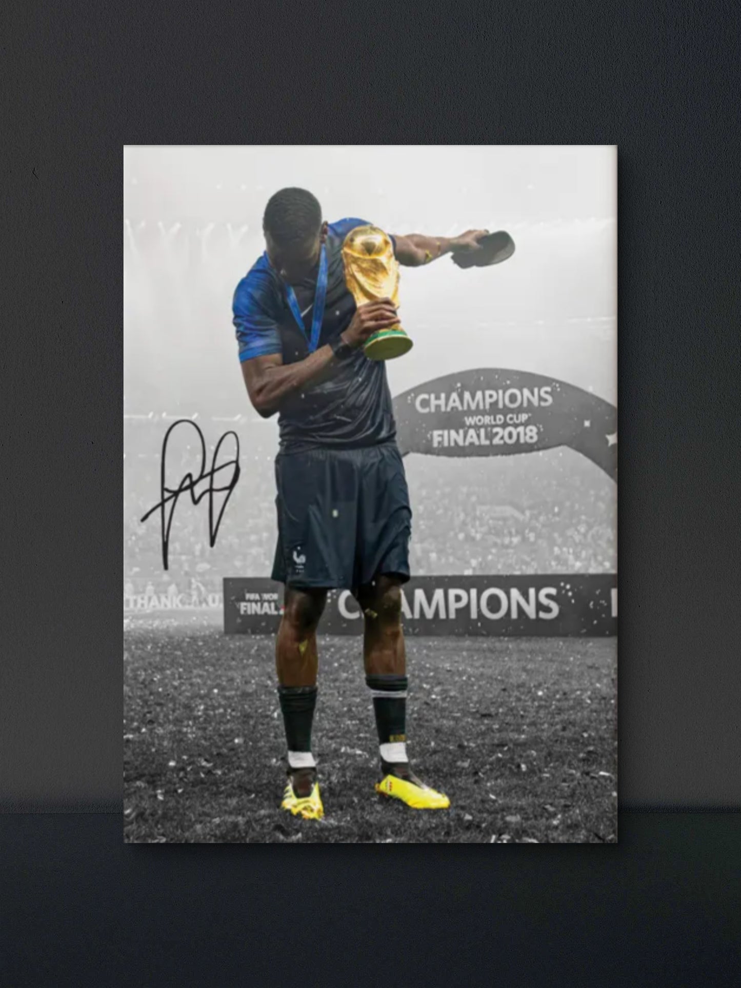 Pogba 2018 World Cup Poster
