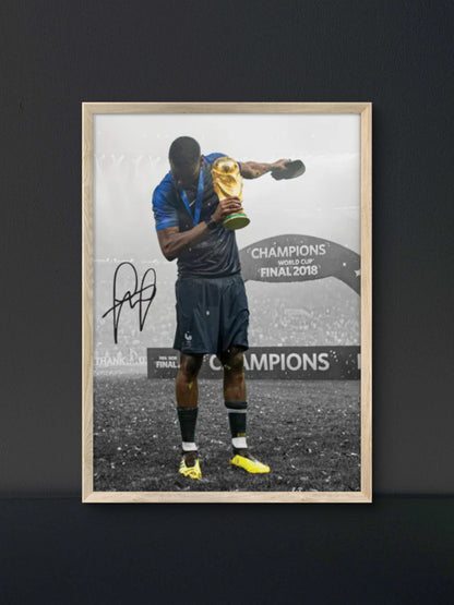 Pogba 2018 World Cup Poster