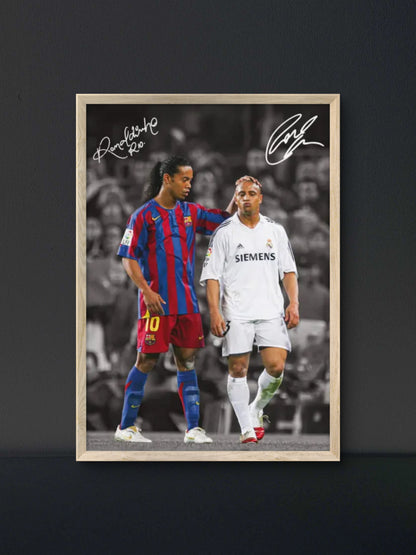 Ronaldinho & Carlos Poster