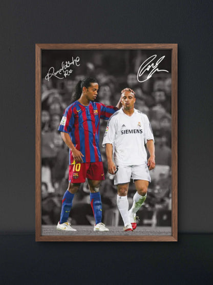 Ronaldinho & Carlos Poster