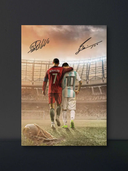 Messi & CR7 Poster