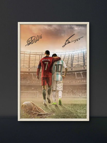 Messi & CR7 Poster