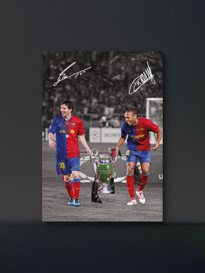 Henry and Messi Poster