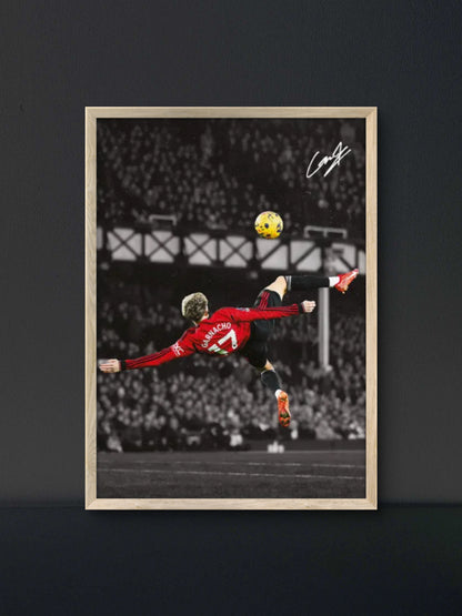 Alejandro Garnacho Poster