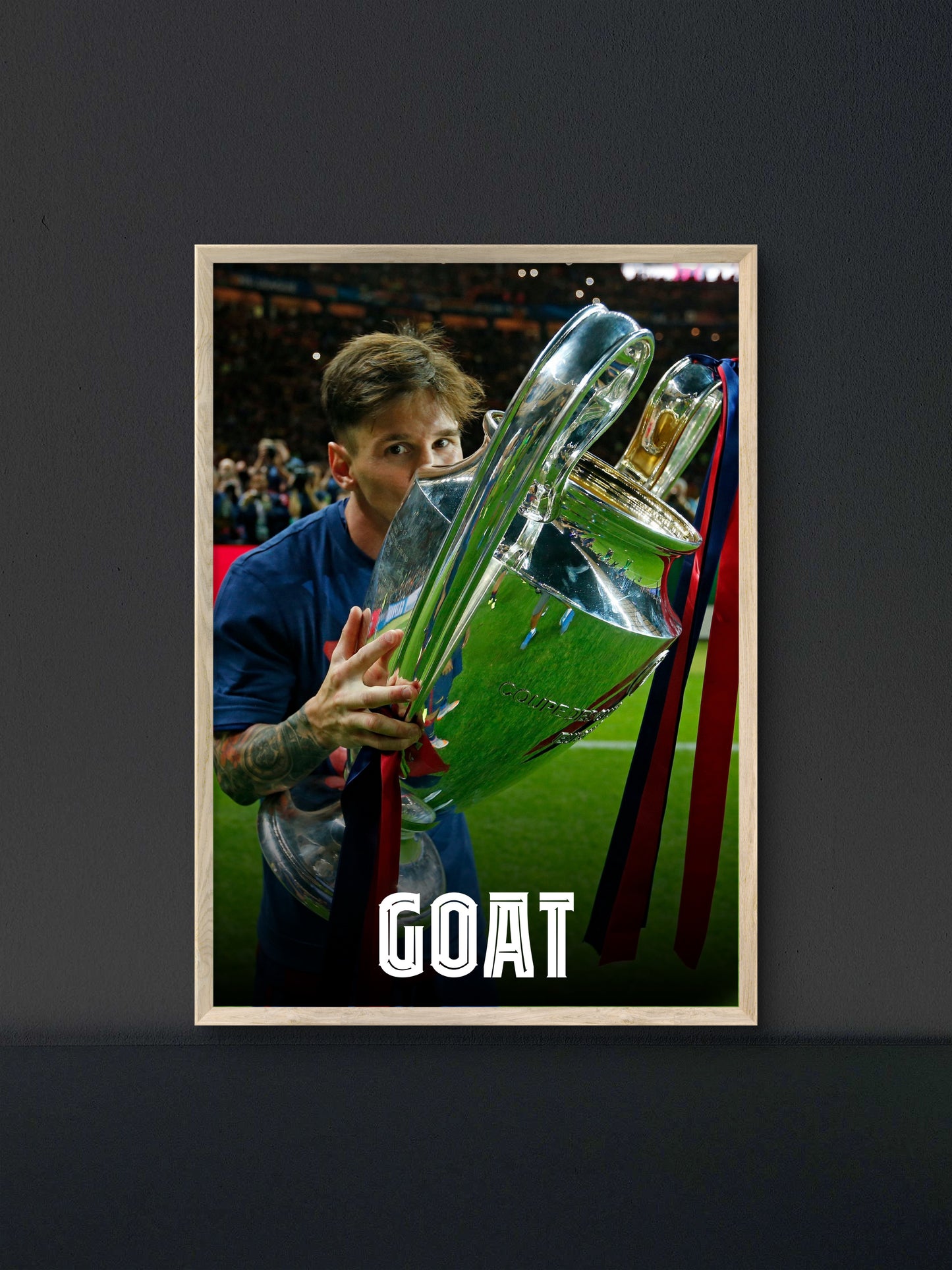 Messi GOAT Poster