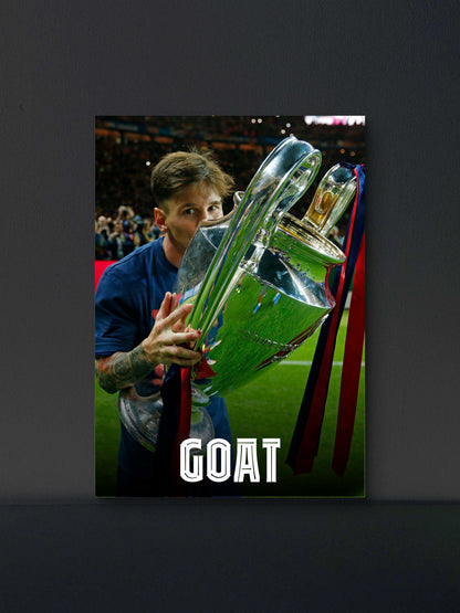 Messi GOAT Poster