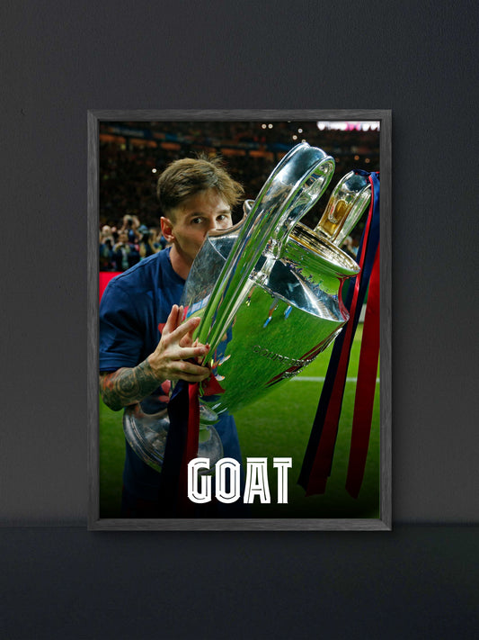 Messi GOAT Poster