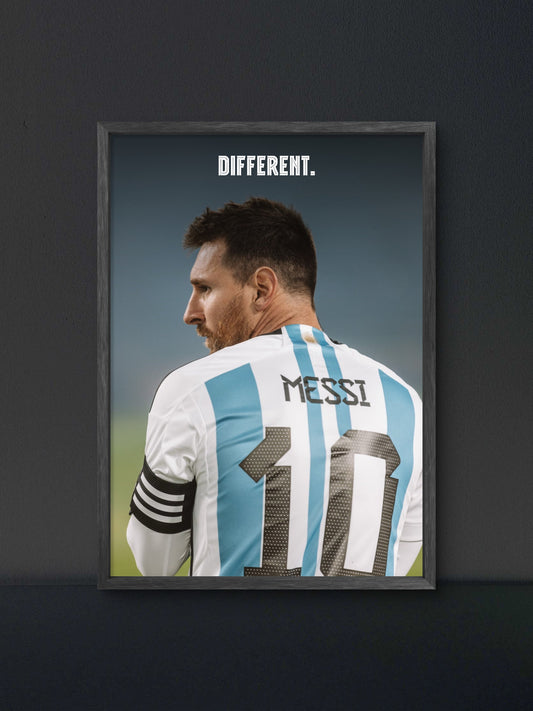 🎁 Messi Poster "Different" (100% off)