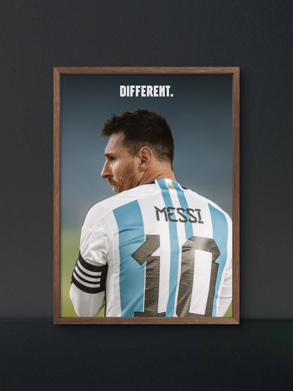 Messi Poster "Different"
