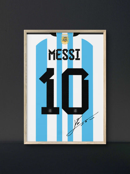 Messi Jersey Poster