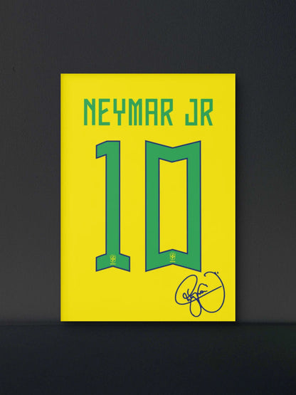 Neymar Jr Jersey Poster